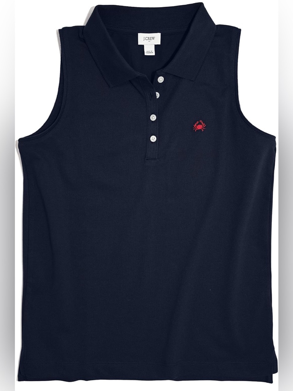 J. Crew - Sleeveless Piqué Polo Shirt